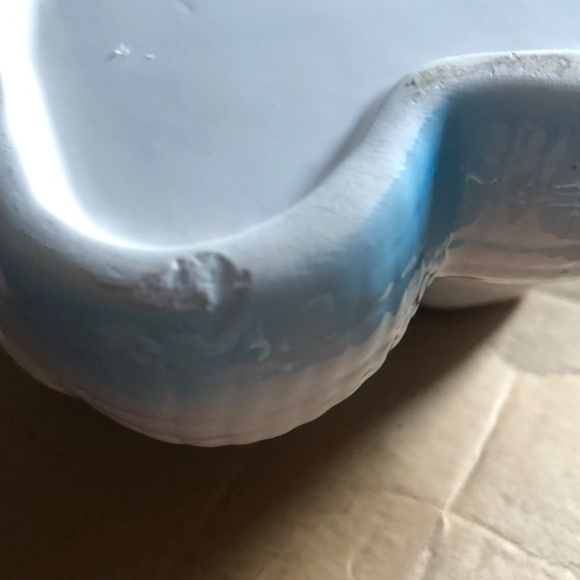 Vintage baby planter ceramic bootie/ newborn baby gift from the 60s - used - Picture 6 of 7